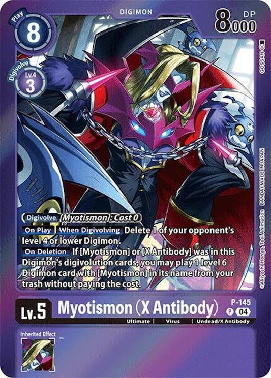 Image for Myotismon (X Antibody) (Reprint) (P-145 P) (Special Limited Set) - Digimon Card Game