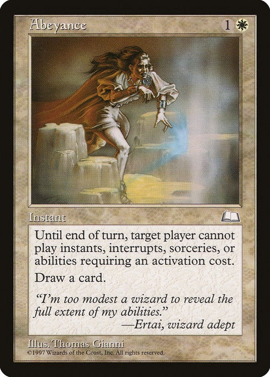 Image for Abeyance (Weatherlight) - Magic: The Gathering