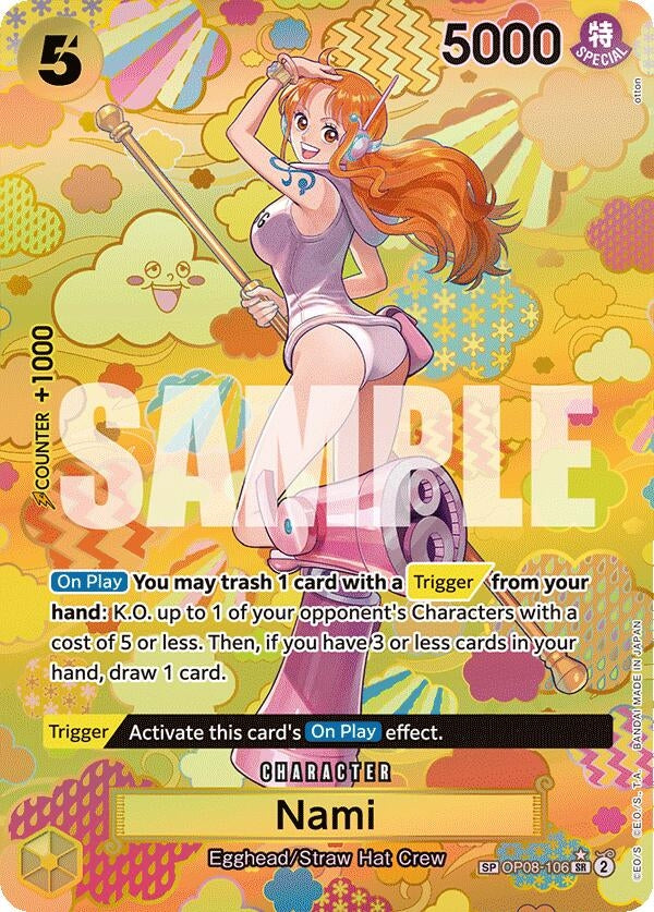Image for Nami (SP) (OP08-106) (Emperors in the New World) - One Piece Card Game