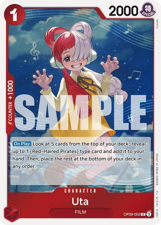 Image for Uta (OP09-002) (Emperors in the New World) - One Piece Card Game