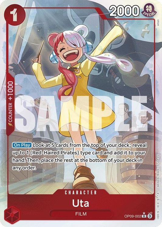 Image for Uta (Parallel) (OP09-002) (Emperors in the New World) - One Piece Card Game