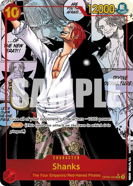Image for Shanks (004) (Manga) (OP09-004) (Emperors in the New World) - One Piece Card Game