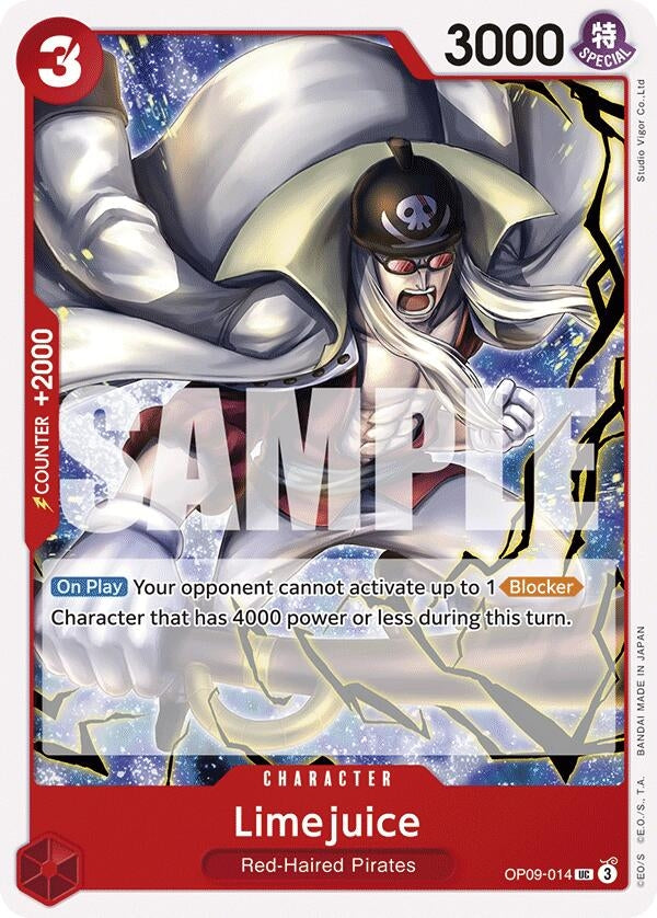 Image for Limejuice (OP09-014) (Emperors in the New World) - One Piece Card Game