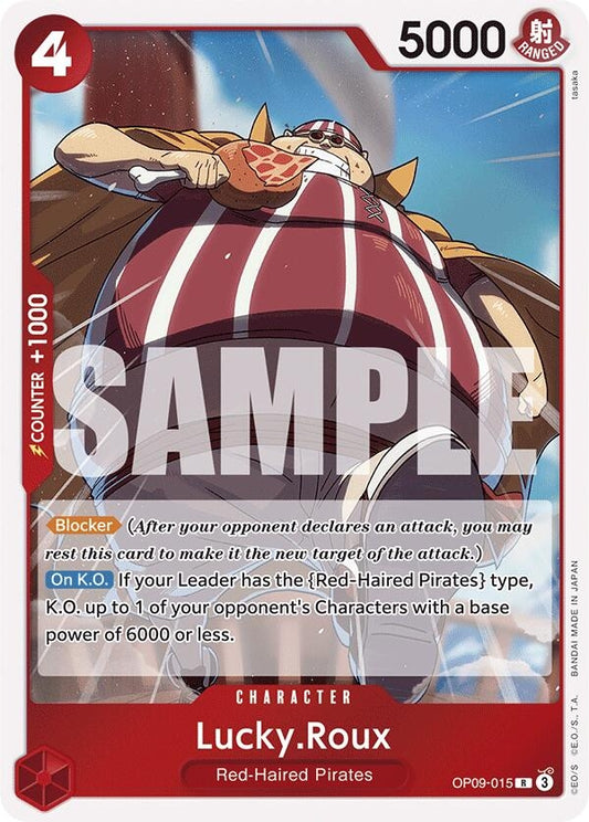 Image for Lucky.Roux (OP09-015) (Emperors in the New World) - One Piece Card Game