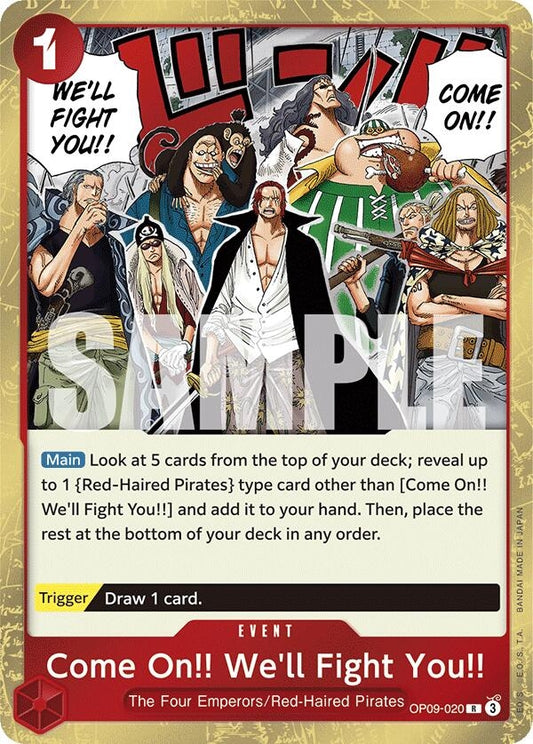 Image for Come On!! We'll Fight You!! (OP09-020) (Emperors in the New World) - One Piece Card Game