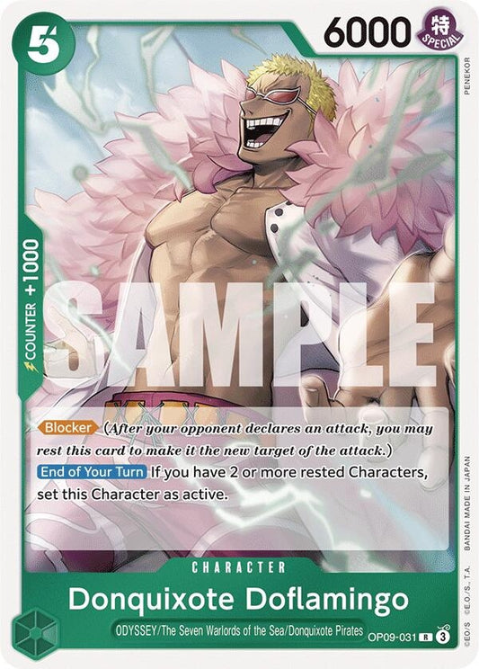 Image for Donquixote Doflamingo (OP09-031) (Emperors in the New World) - One Piece Card Game