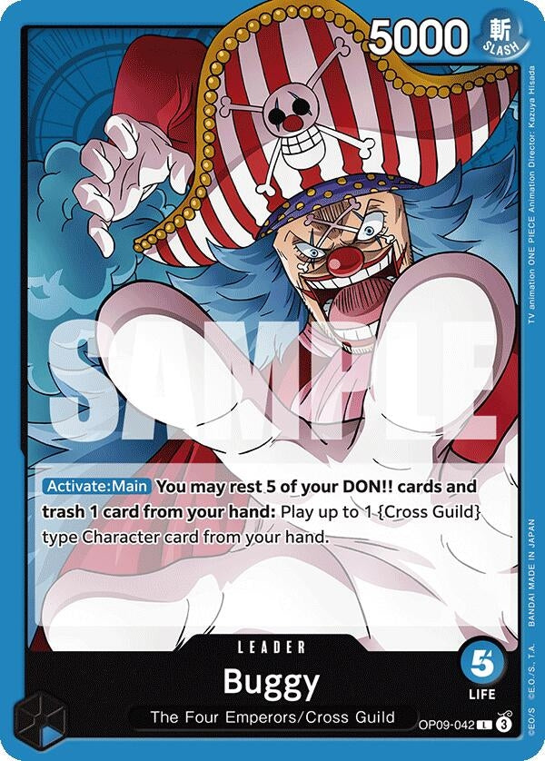 Image for Buggy (042) (OP09-042) (Emperors in the New World) - One Piece Card Game