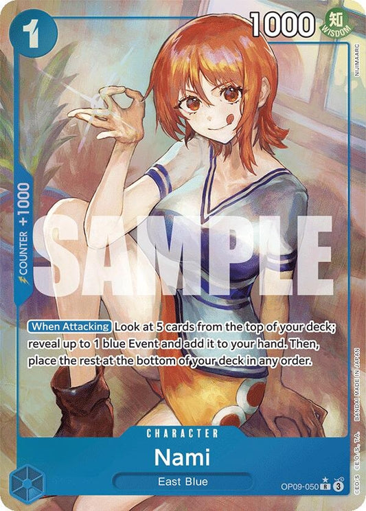 Image for Nami (050) (Parallel) (OP09-050) (Emperors in the New World) - One Piece Card Game