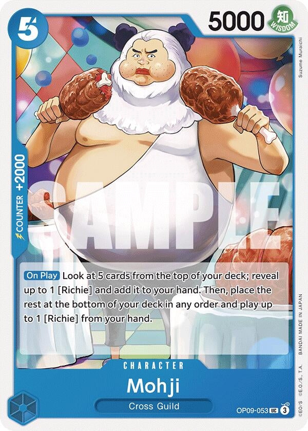 Image for Mohji (OP09-053) (Emperors in the New World) - One Piece Card Game