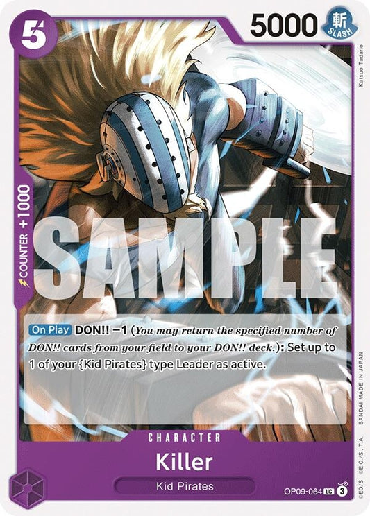 Image for Killer (OP09-064) (Emperors in the New World) - One Piece Card Game