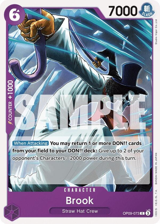 Image for Brook (073) (OP09-073) (Emperors in the New World) - One Piece Card Game