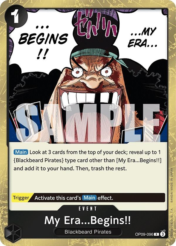 Image for My Era...Begins!! (OP09-096) (Emperors in the New World) - One Piece Card Game