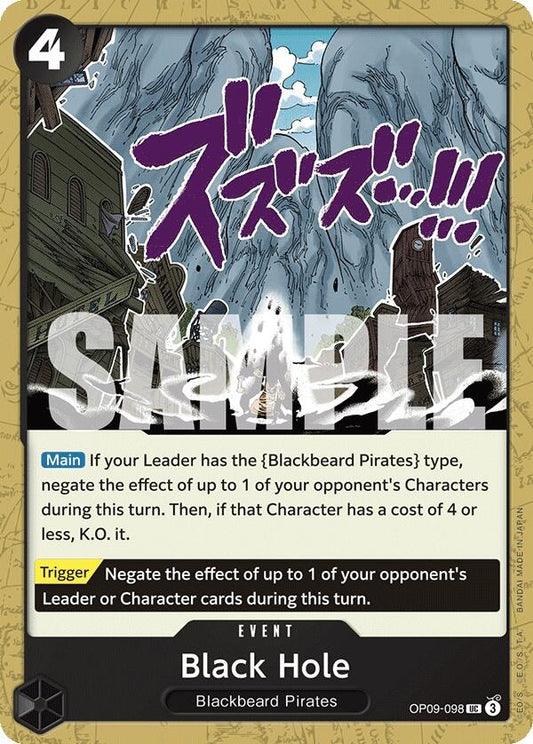 Image for Black Hole (OP09-098) (Emperors in the New World) - One Piece Card Game