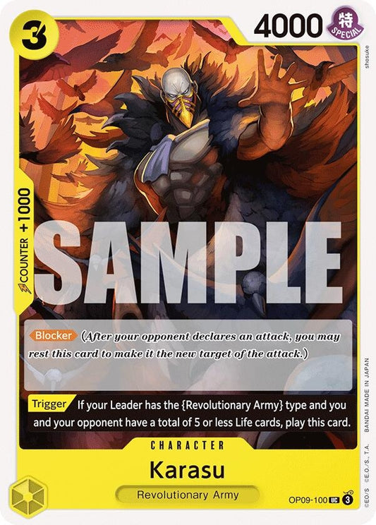 Image for Karasu (OP09-100) (Emperors in the New World) - One Piece Card Game