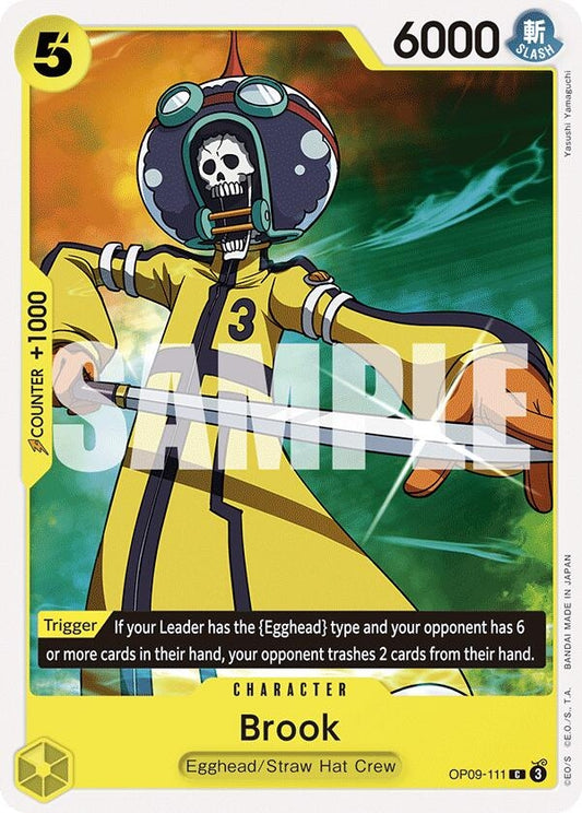 Image for Brook (111) (OP09-111) (Emperors in the New World) - One Piece Card Game