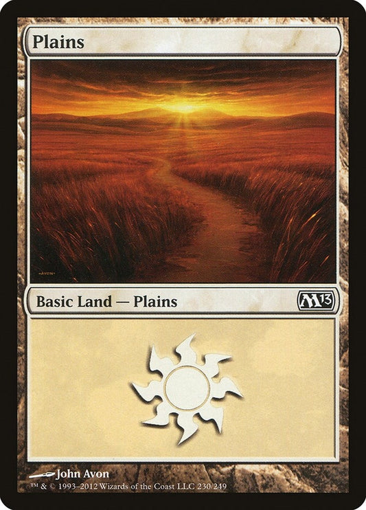 Image for Plains (230) (230) (Magic 2013 (M13)) - Magic: The Gathering