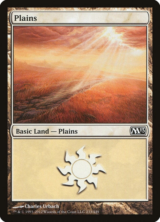 Image for Plains (233) (233) (Magic 2013 (M13)) - Magic: The Gathering