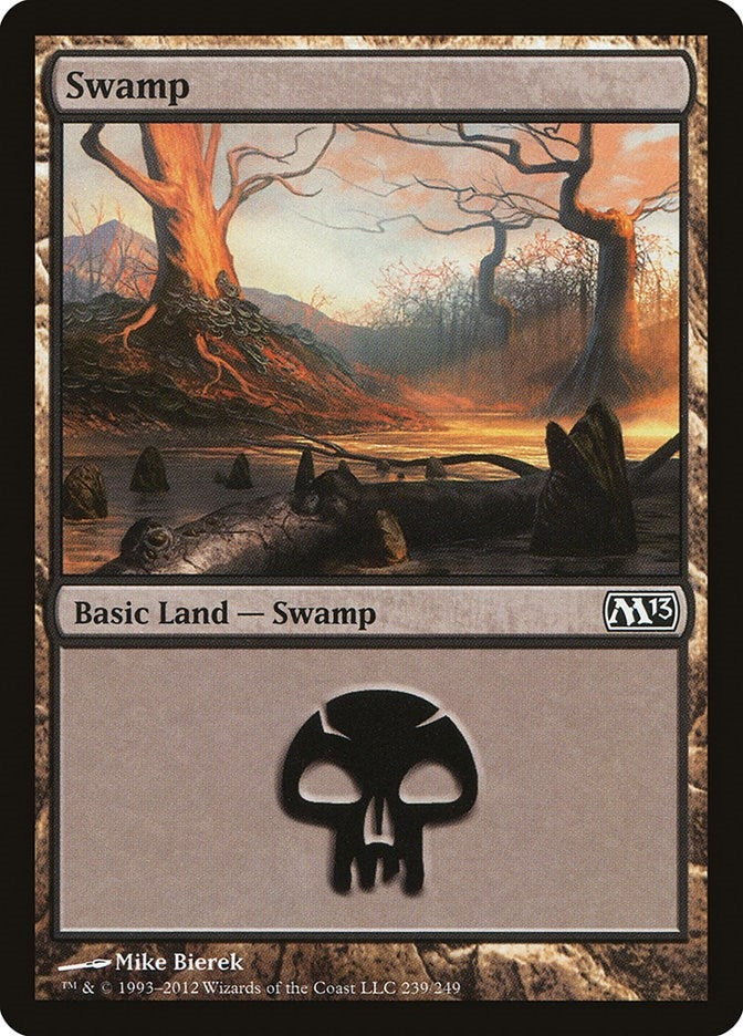 Image for Swamp (239) (239) (Magic 2013 (M13)) - Magic: The Gathering