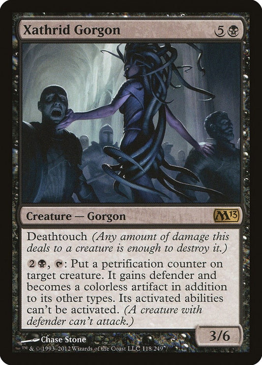 Image for Xathrid Gorgon (118) (Magic 2013 (M13)) - Magic: The Gathering