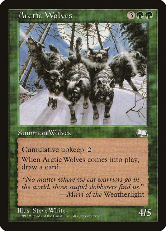 Image for Arctic Wolves (Weatherlight) - Magic: The Gathering