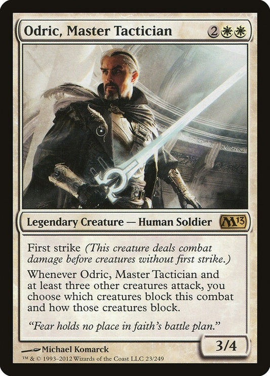 Image for Odric, Master Tactician (23) (Magic 2013 (M13)) - Magic: The Gathering