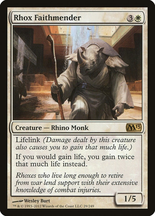 Image for Rhox Faithmender (29) (Magic 2013 (M13)) - Magic: The Gathering