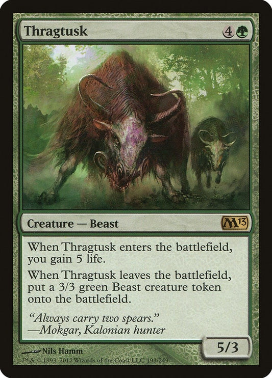 Image for Thragtusk (193) (Magic 2013 (M13)) - Magic: The Gathering