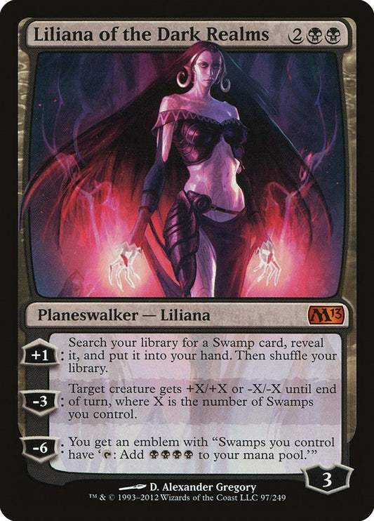 Image for Liliana of the Dark Realms (97) (Magic 2013 (M13)) - Magic: The Gathering