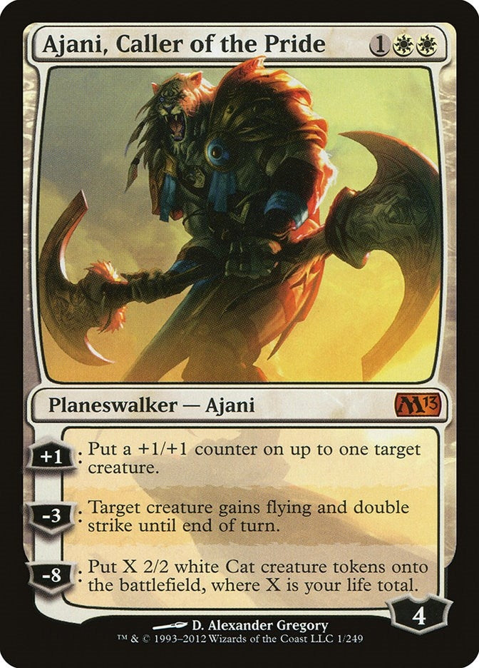 Image for Ajani, Caller of the Pride (1) (Magic 2013 (M13)) - Magic: The Gathering