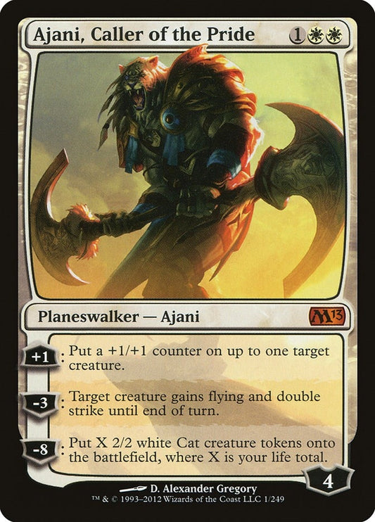 Image for Ajani, Caller of the Pride (1) (Magic 2013 (M13)) - Magic: The Gathering