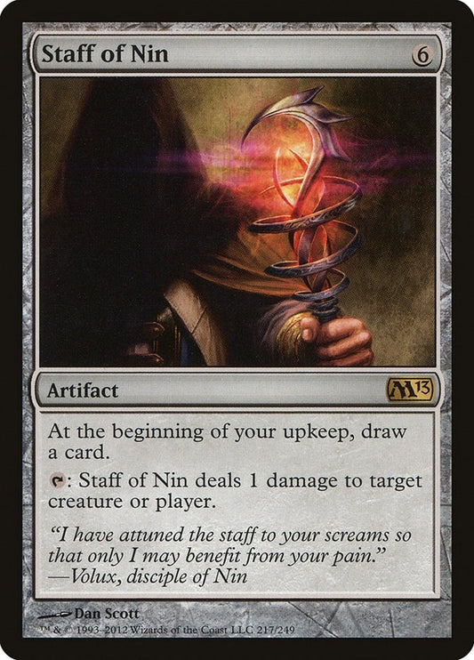 Image for Staff of Nin (217) (Magic 2013 (M13)) - Magic: The Gathering