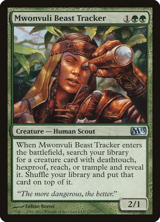 Image for Mwonvuli Beast Tracker (177) (Magic 2013 (M13)) - Magic: The Gathering