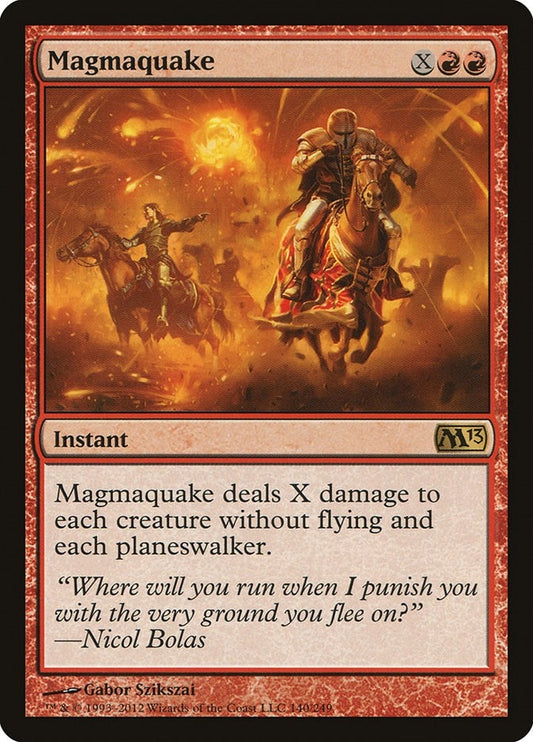 Image for Magmaquake (140) (Magic 2013 (M13)) - Magic: The Gathering