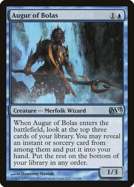 Image for Augur of Bolas (43) (Magic 2013 (M13)) - Magic: The Gathering