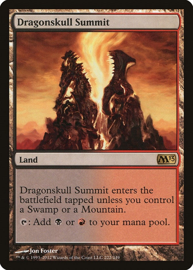 Image for Dragonskull Summit (222) (Magic 2013 (M13)) - Magic: The Gathering