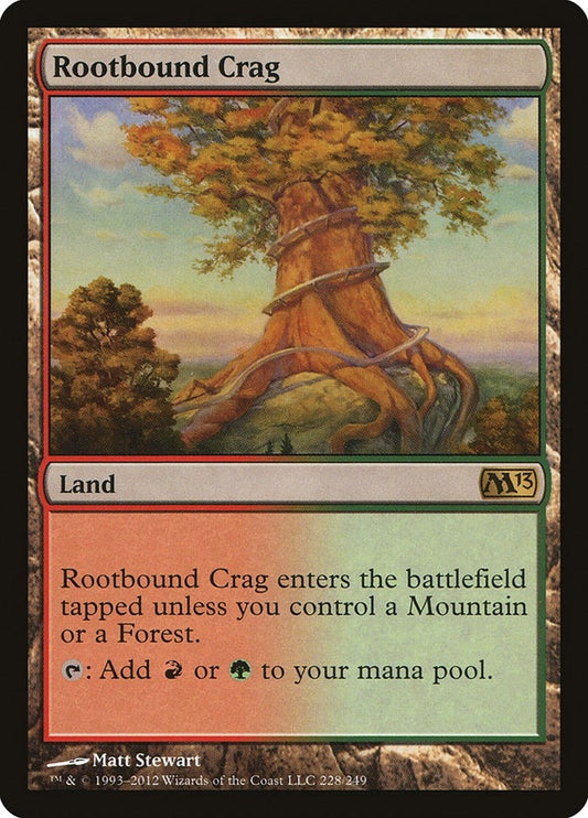 Image for Rootbound Crag (228) (Magic 2013 (M13)) - Magic: The Gathering