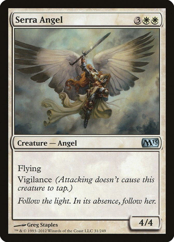 Image for Serra Angel (31) (Magic 2013 (M13)) - Magic: The Gathering