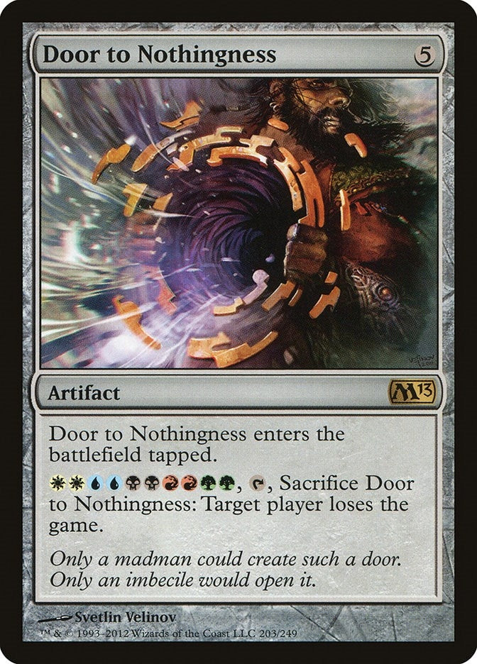 Image for Door to Nothingness (203) (Magic 2013 (M13)) - Magic: The Gathering