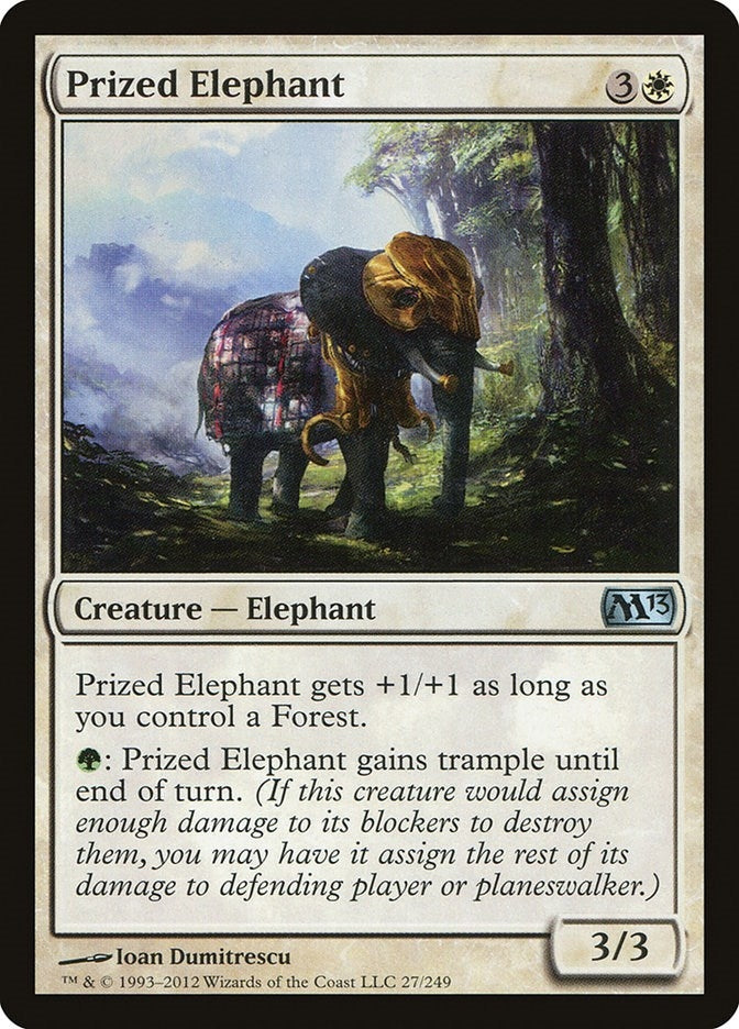 Image for Prized Elephant (27) (Magic 2013 (M13)) - Magic: The Gathering