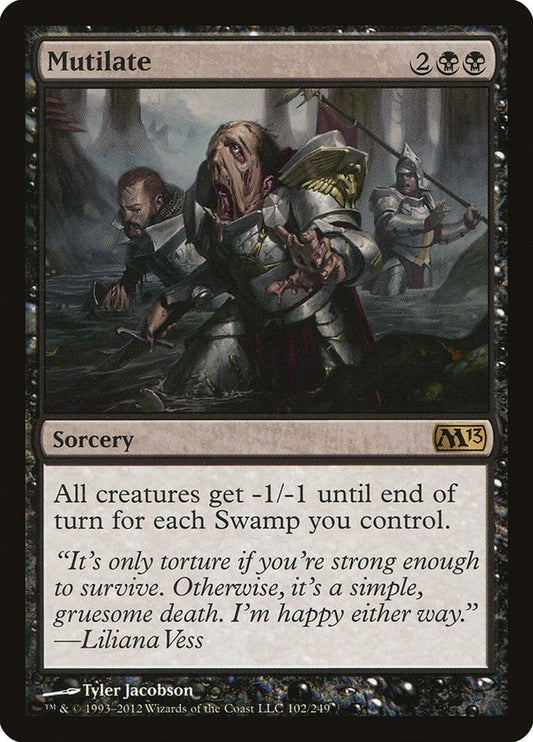 Image for Mutilate (102) (Magic 2013 (M13)) - Magic: The Gathering