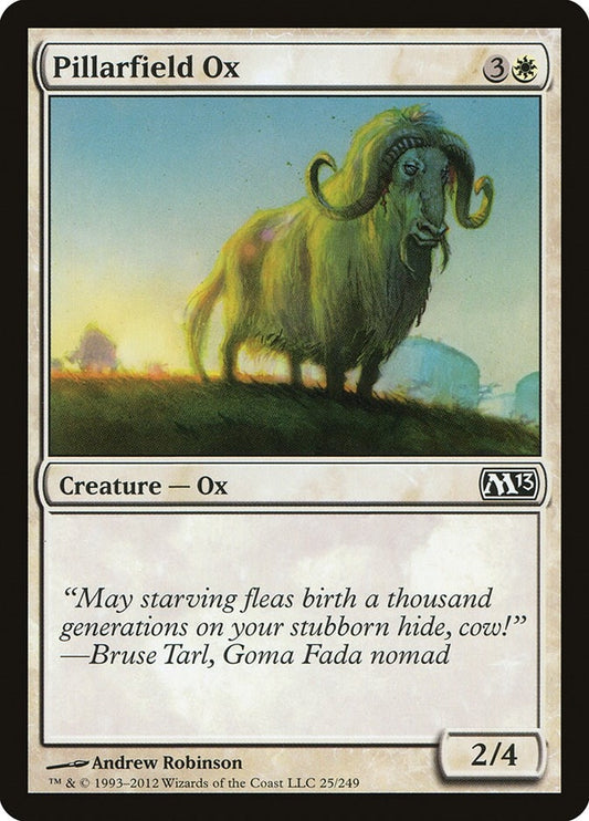 Image for Pillarfield Ox (25) (Magic 2013 (M13)) - Magic: The Gathering