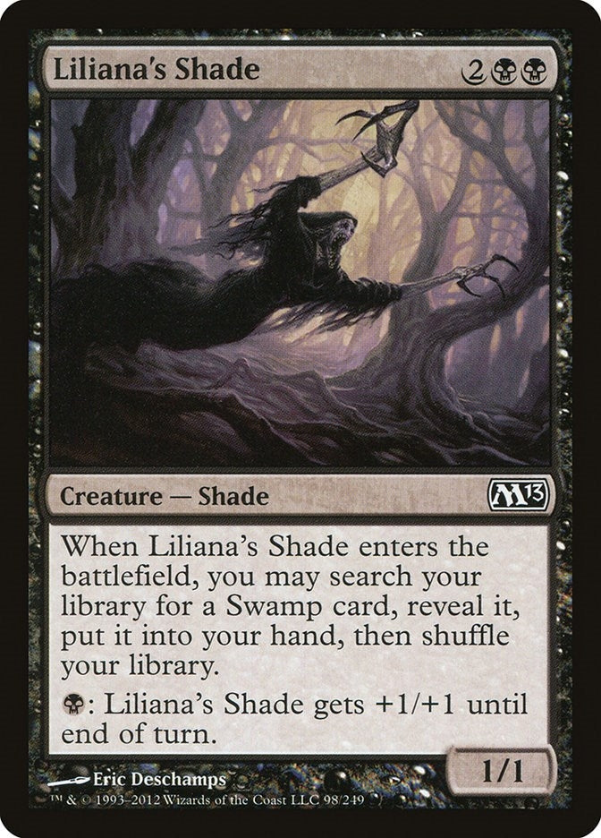 Image for Liliana's Shade (98) (Magic 2013 (M13)) - Magic: The Gathering