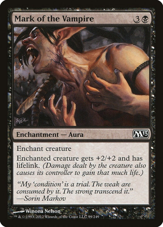 Image for Mark of the Vampire (99) (Magic 2013 (M13)) - Magic: The Gathering