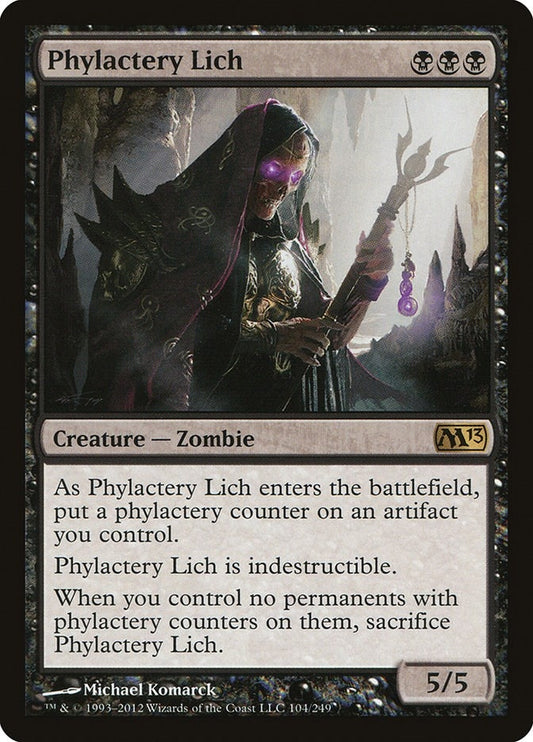 Image for Phylactery Lich (104) (Magic 2013 (M13)) - Magic: The Gathering
