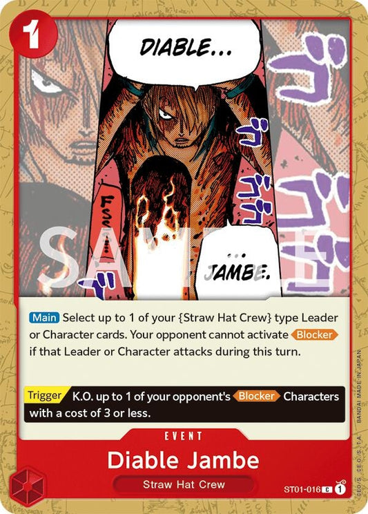 Image for Diable Jambe (ST01-016) (Revision Pack Cards) - One Piece Card Game