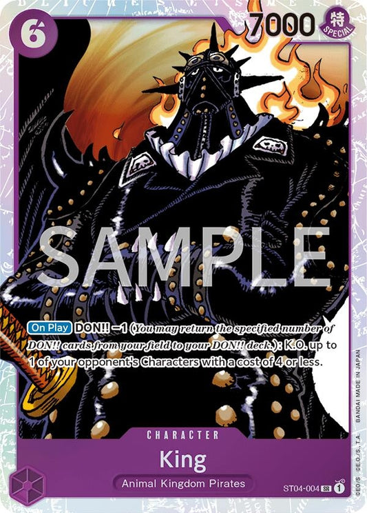 Image for King (ST04-004) (Revision Pack Cards) - One Piece Card Game