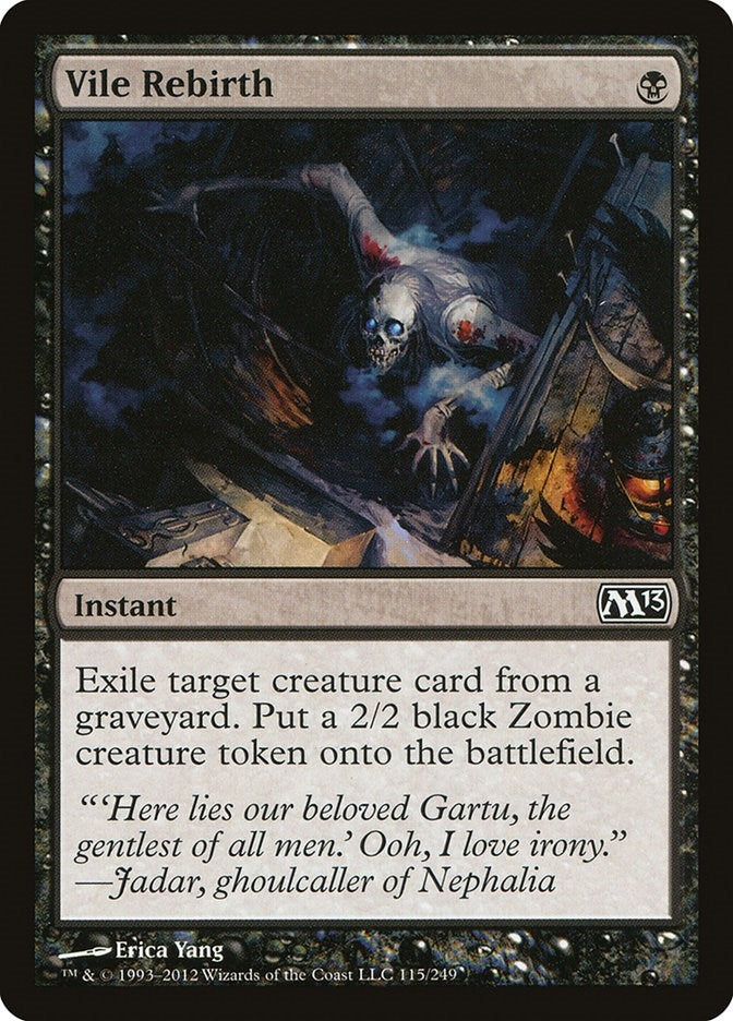 Image for Vile Rebirth (115) (Magic 2013 (M13)) - Magic: The Gathering