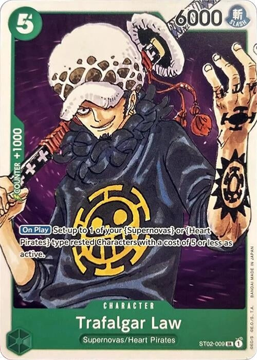Image for Trafalgar Law (ST02-009) (Revision Pack Cards) - One Piece Card Game
