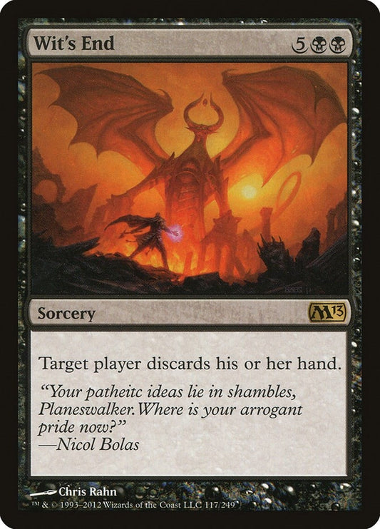 Image for Wit's End (117) (Magic 2013 (M13)) - Magic: The Gathering