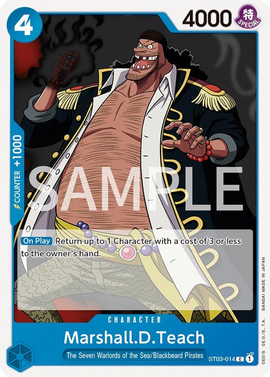 Image for Marshall.D.Teach (ST03-014) (Revision Pack Cards) - One Piece Card Game